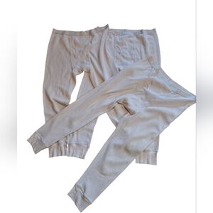 Vintage Joe Boxer Thermal Long Johns Base Layer Lot of 3 Men's Size Large Cozy